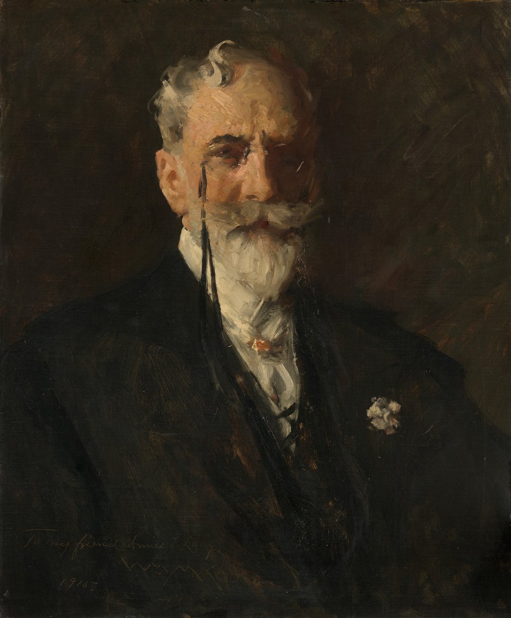 Önarckép, 1915. alkotó: William Merritt Chase