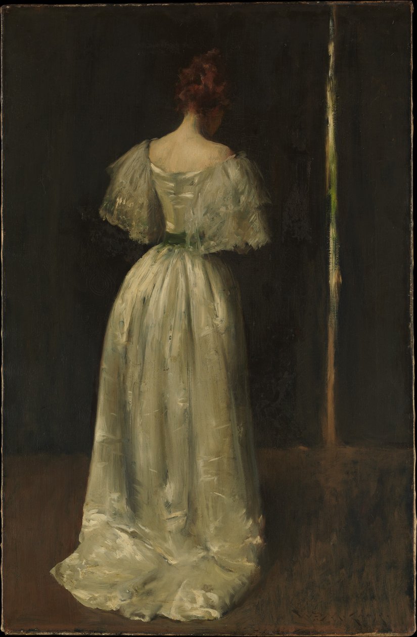 17. századi hölgy alkotó: William Merritt Chase