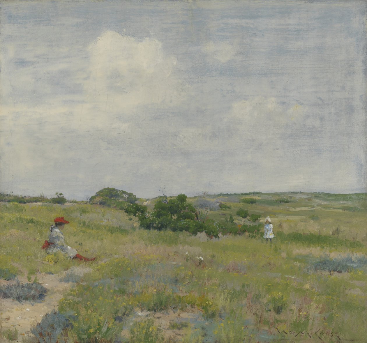 Shinnecock Hills, 1895 körül alkotó: William Merritt Chase
