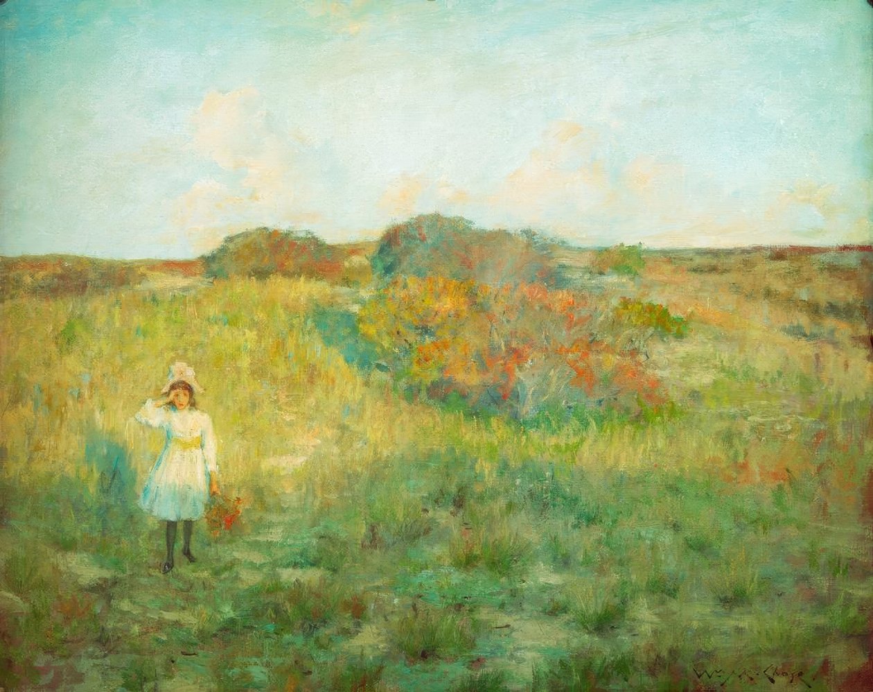 Naplemente Shinnecockban alkotó: William Merritt Chase
