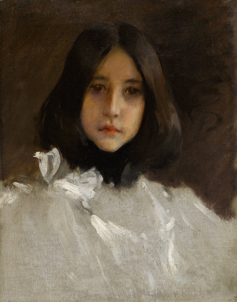 A művész lánya, Alice, 1899 körül (olaj, vászon) alkotó: William Merritt Chase