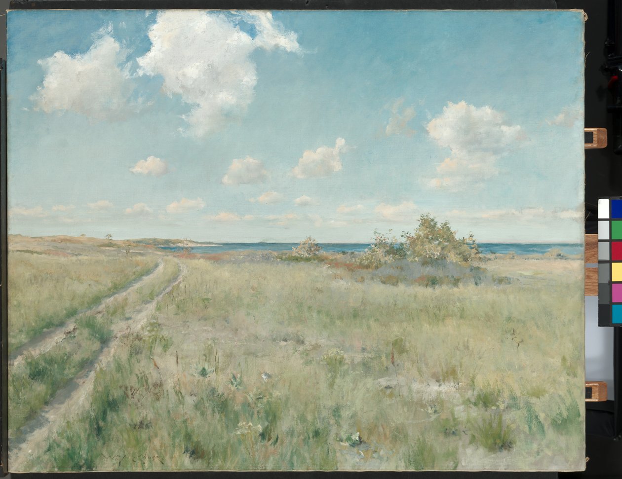 A régi út a tengerhez, 1893 körül alkotó: William Merritt Chase