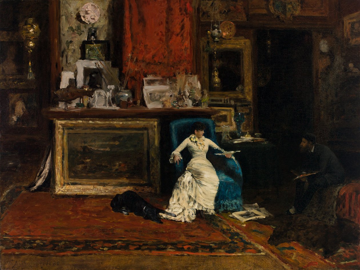Léonard Renoir, A művész apja alkotó: William Merritt Chase