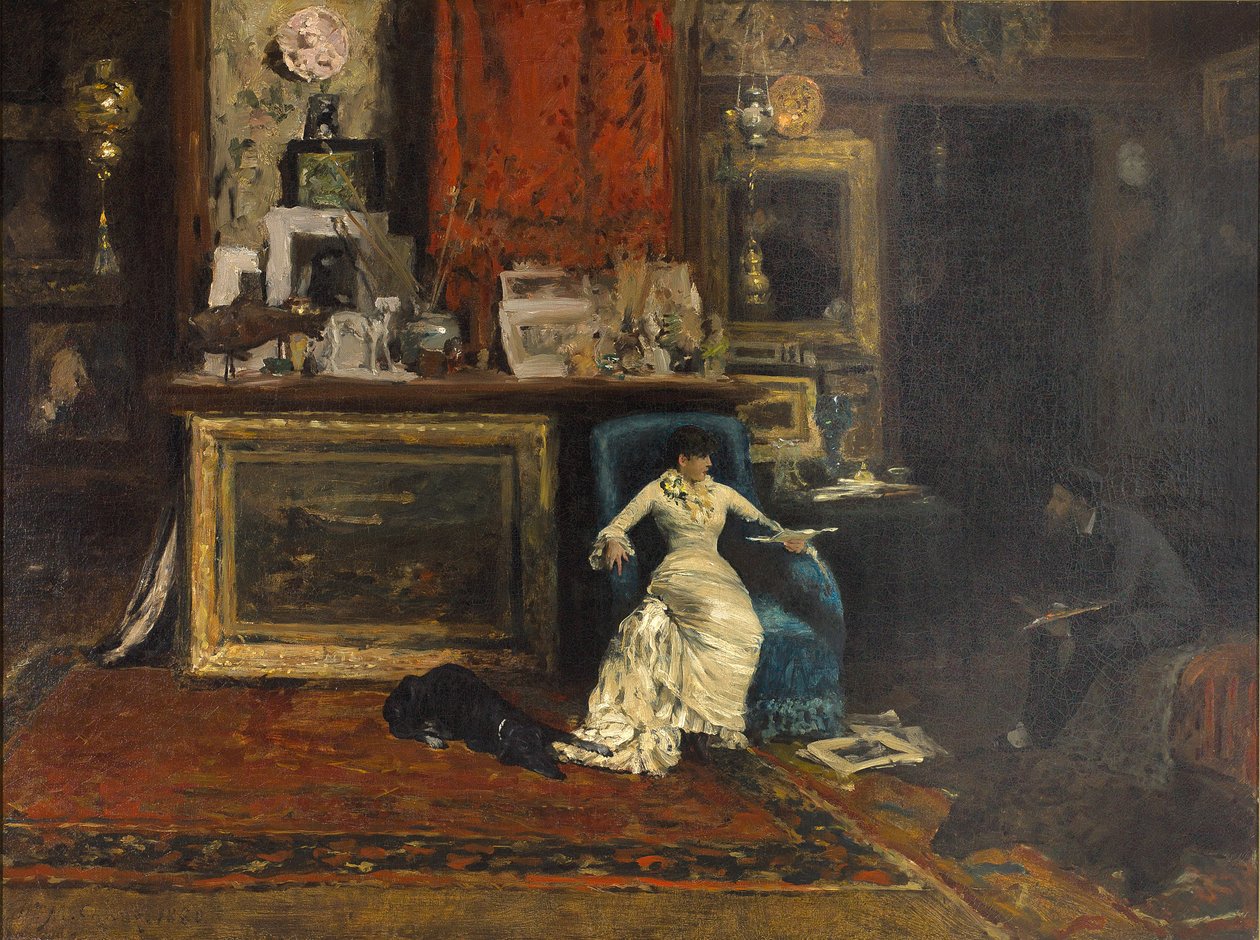 A Tizedik utcai stúdió alkotó: William Merritt Chase