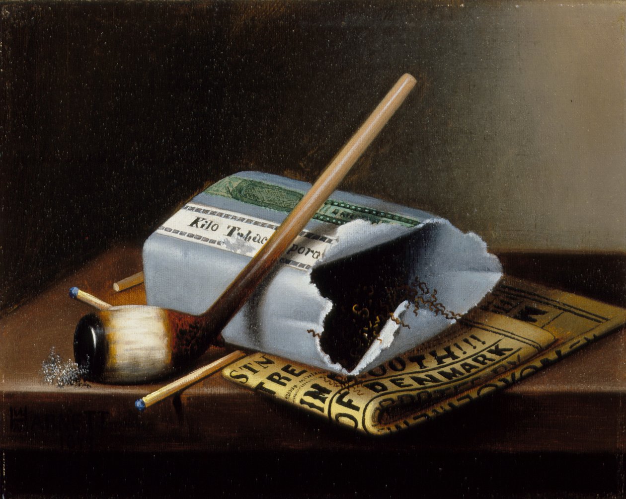 Jaj, szegény Yorick alkotó: William Michael Harnett