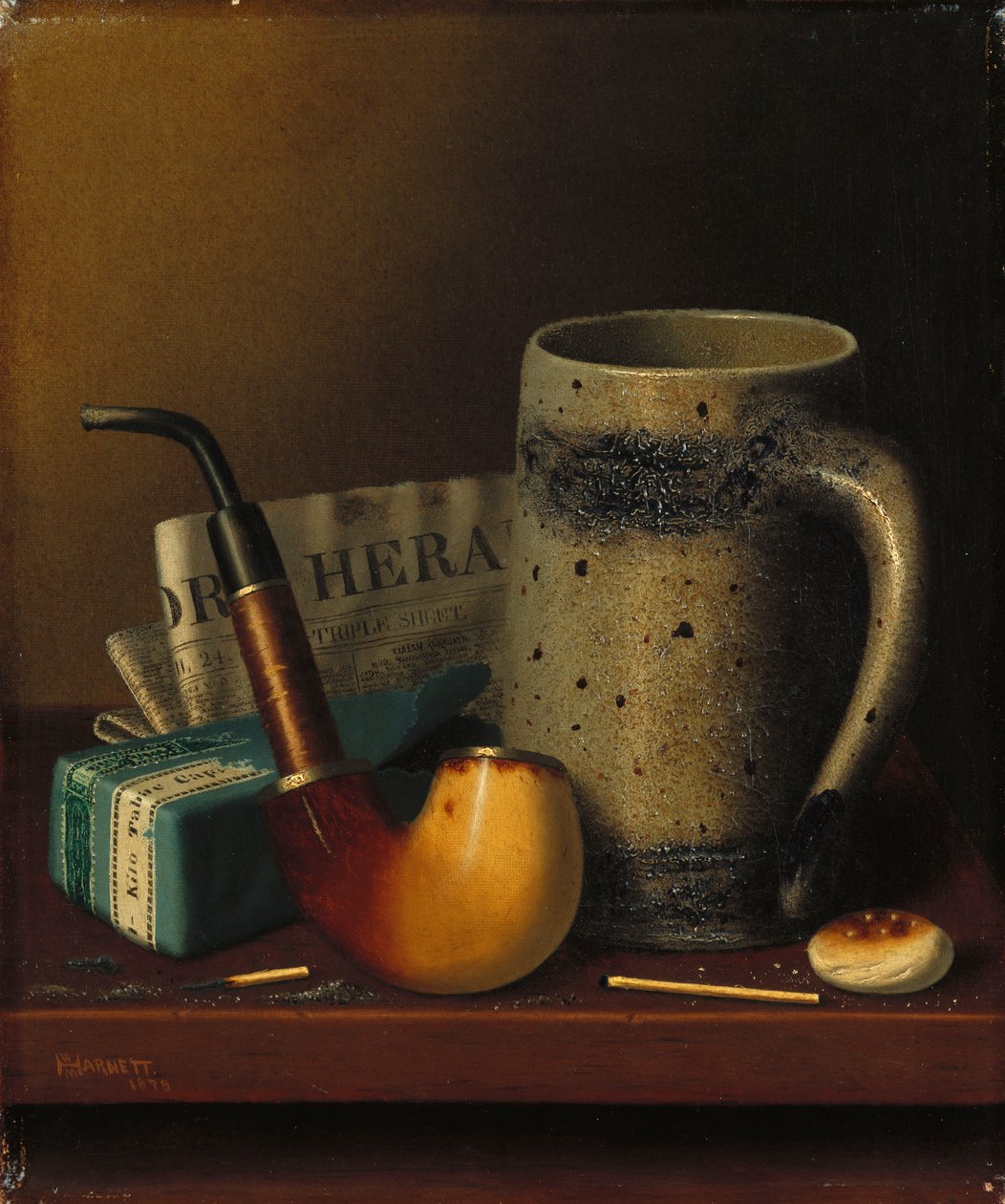 Hírmondó, 1878 alkotó: William Michael Harnett