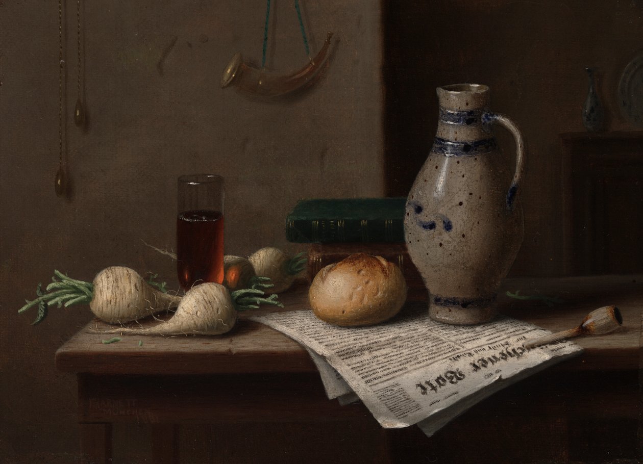 Munchener Bote alkotó: William Michael Harnett