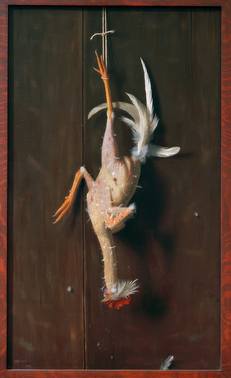 Tisztára tépve alkotó: William Michael Harnett