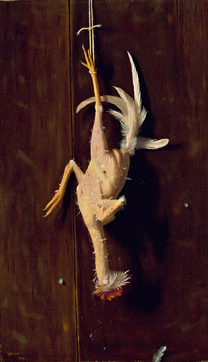Tisztára tépve, 1882 alkotó: William Michael Harnett
