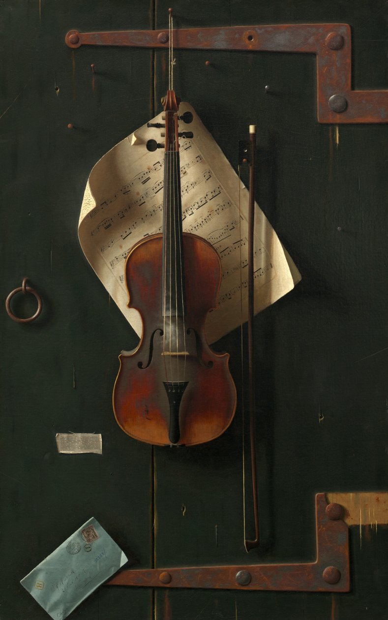 A régi hegedű, 1886. alkotó: William Michael Harnett