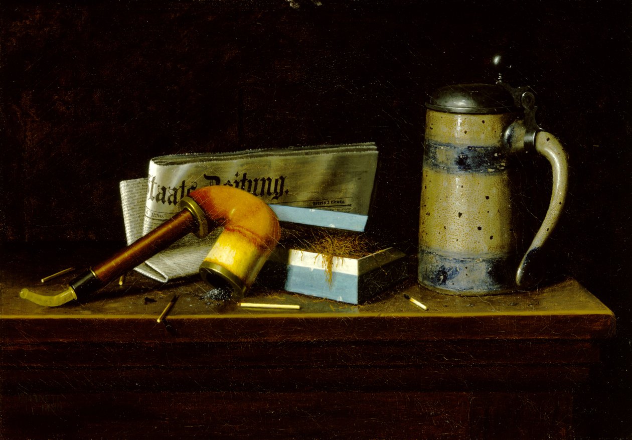 A "Staats Zeitung" című lapban alkotó: William Michael Harnett