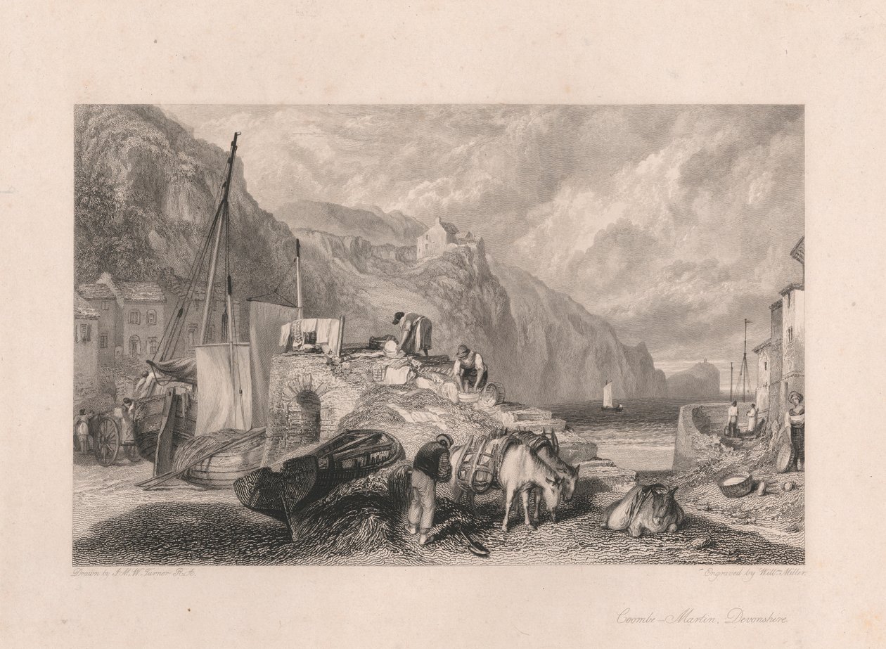 Combe-Martin, Devonshire alkotó: William Miller