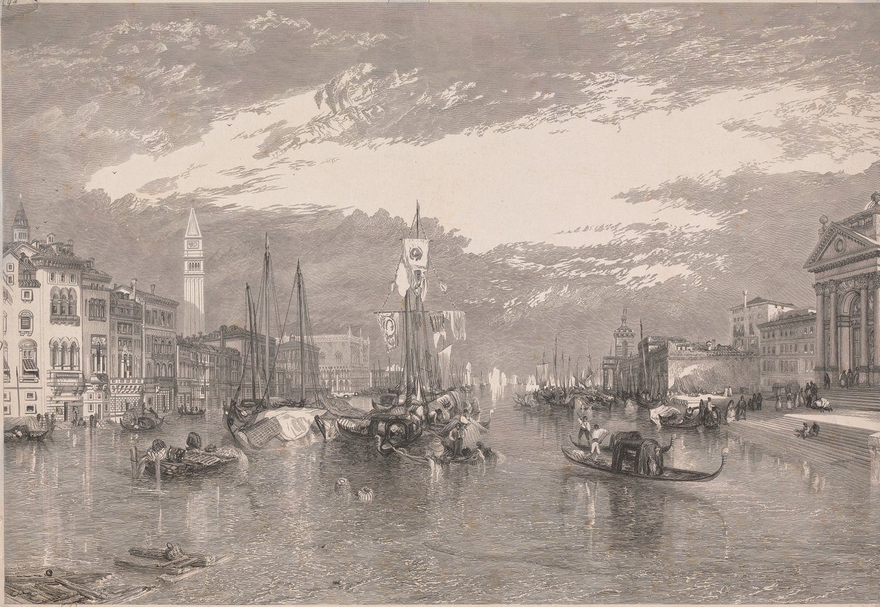 A Canal Grande, Velence alkotó: William Miller