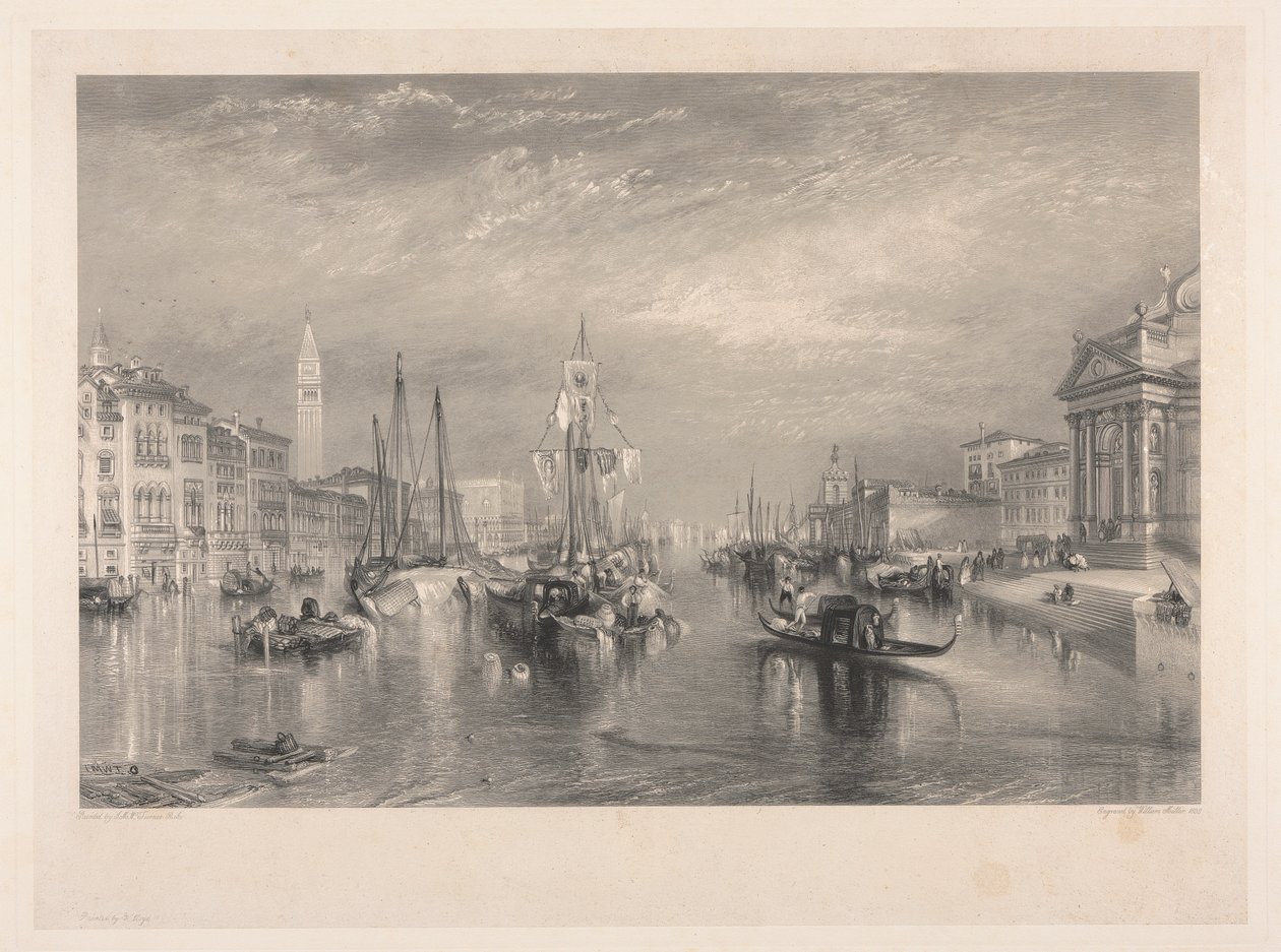 A Canal Grande, Velence alkotó: William Miller