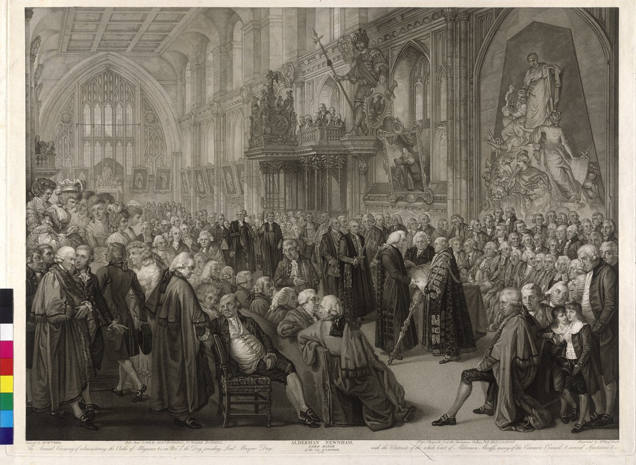 London főpolgármestere Nathaniel Newnham alkotó: William Miller