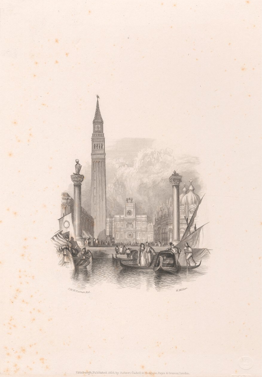 Velence – A Campanile alkotó: William Miller