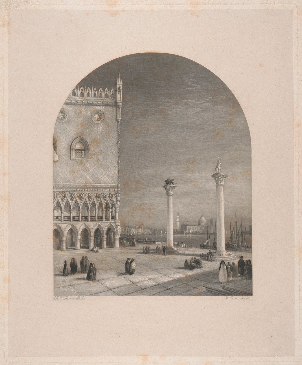 Velence – a Piazzetta alkotó: William Miller