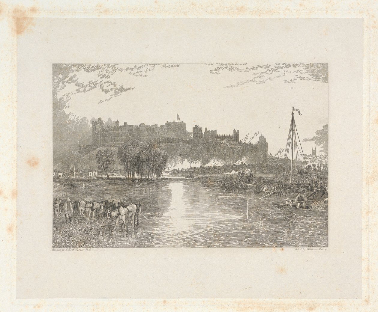 Windsori kastély, Berkshire alkotó: William Miller