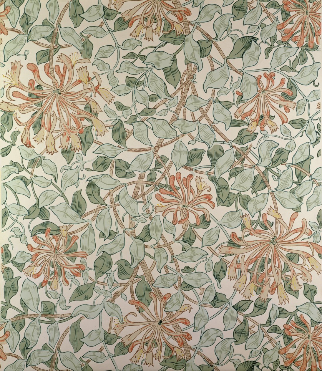 "Honeysuckle II" design alkotó: William Morris