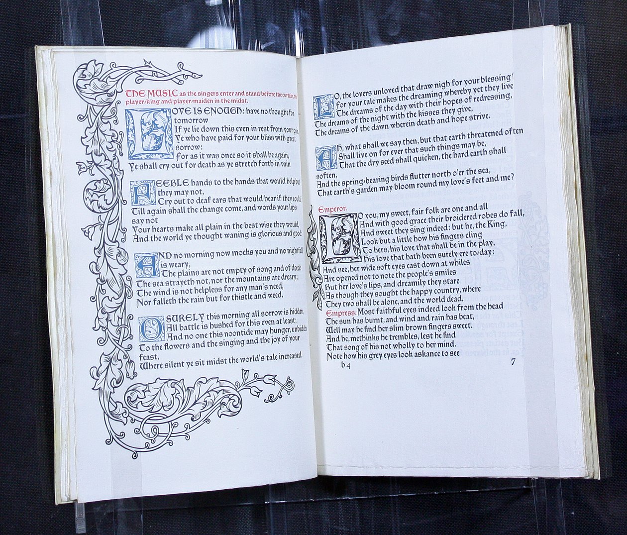 A szerelem elég, a Kelmscott Press kiadásában alkotó: William Morris