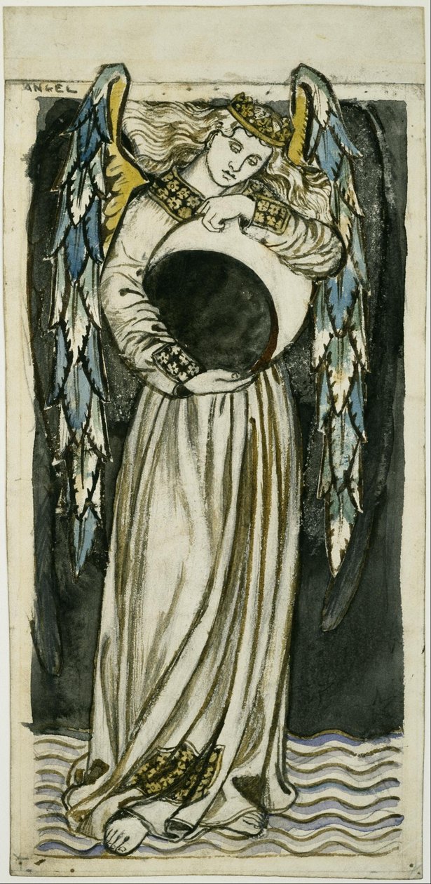 Éjszakai angyal fogyó holddal alkotó: William Morris