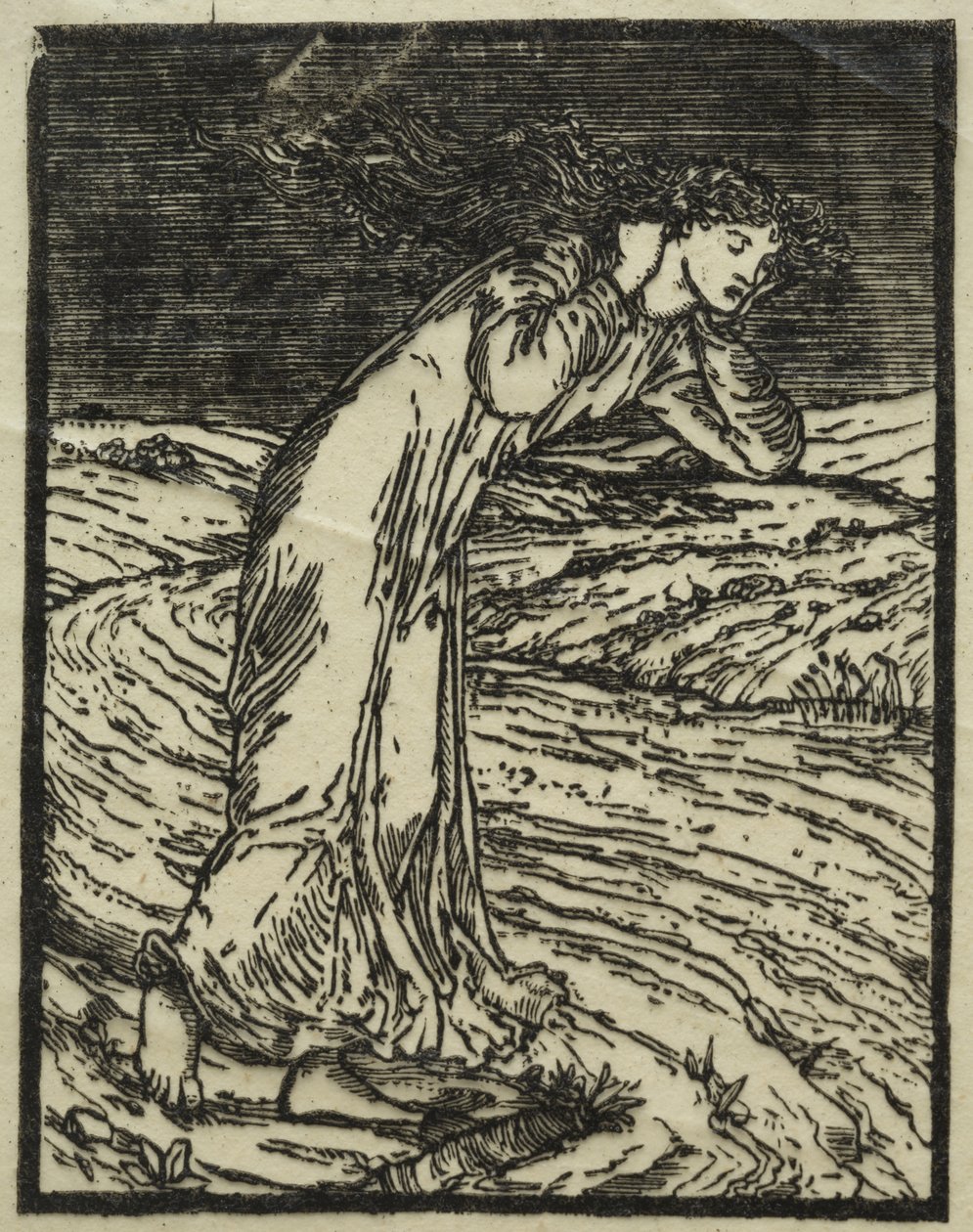 Psziché a folyóba veti magát alkotó: William Morris