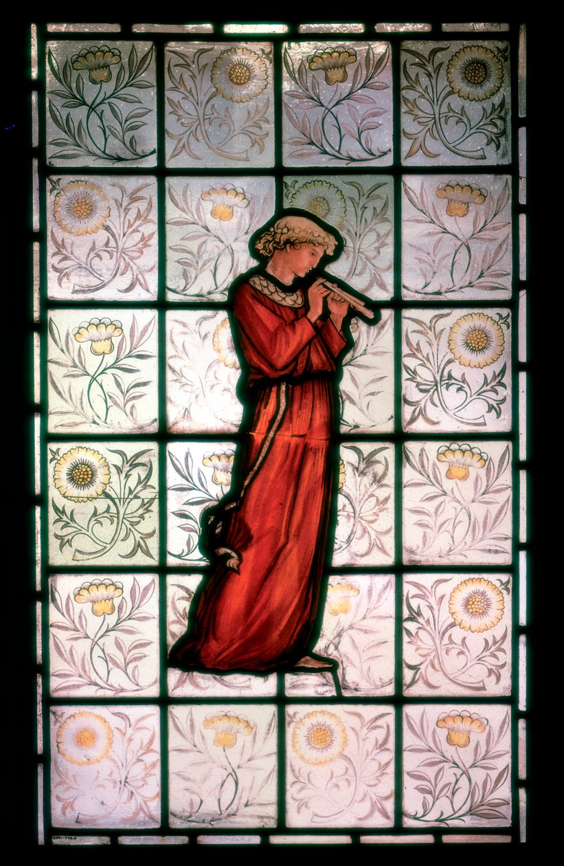 Ólomüveg, Minstrel. 1882-1884 alkotó: William Morris