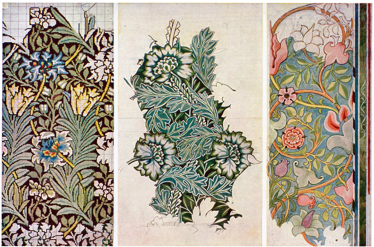 William Morris munkarajzai 1834-1896, 1934. alkotó: William Morris