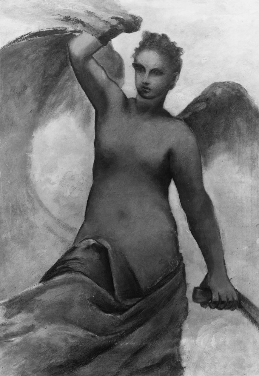 Fortune: Tanulmány a "Felfedező" számára alkotó: William Morris Hunt