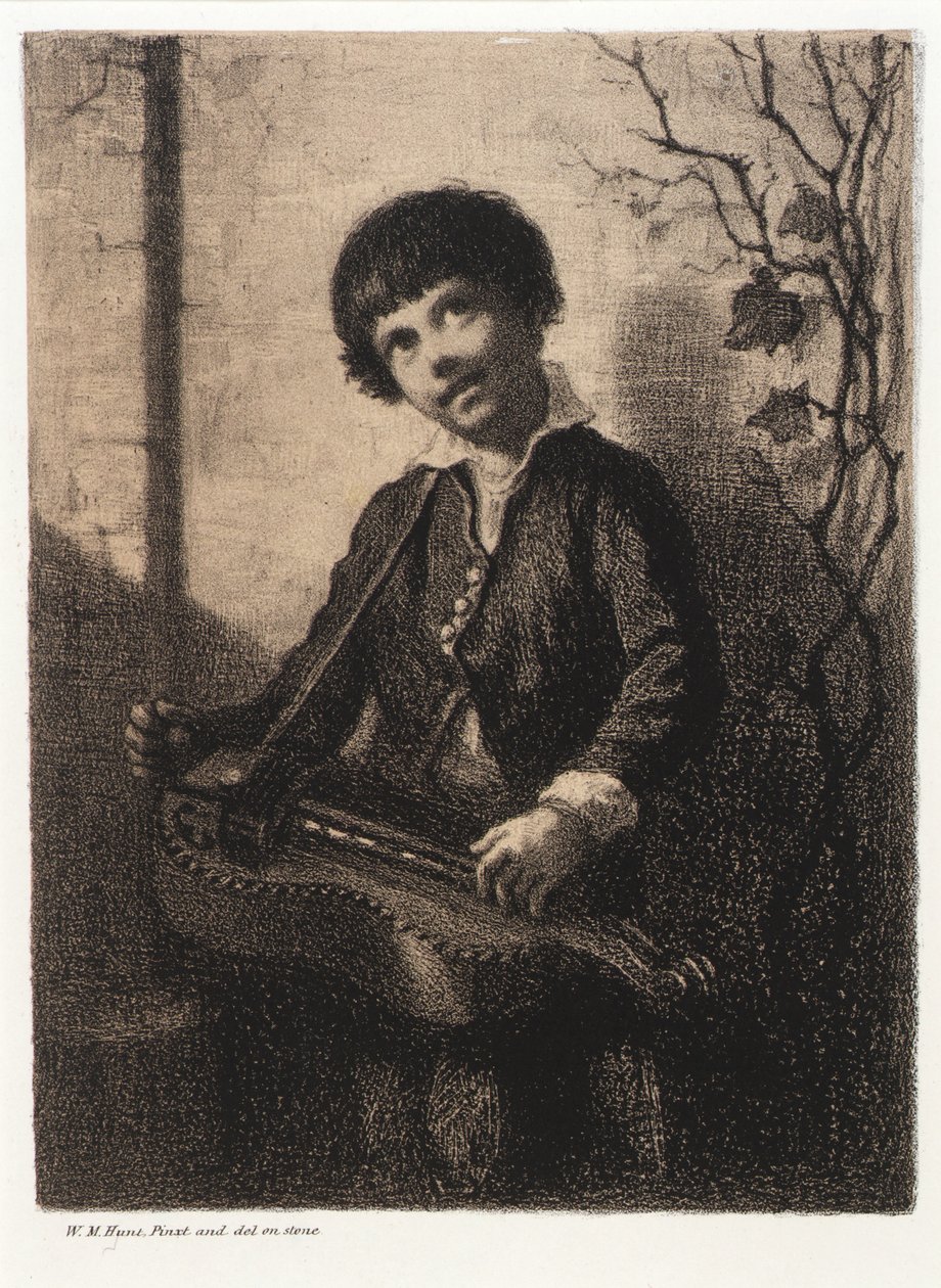 Hurdy-Gurdy Boy alkotó: William Morris Hunt