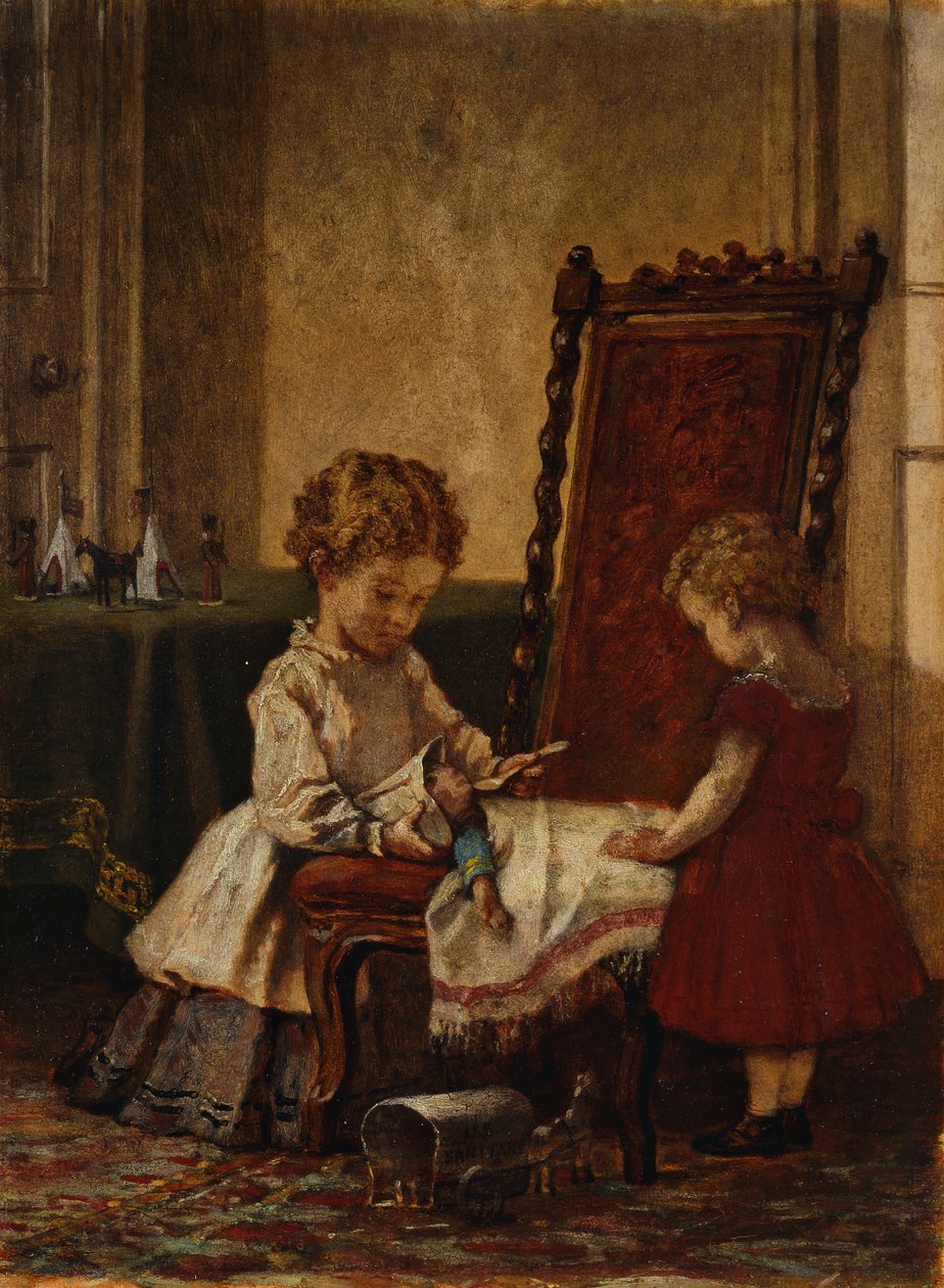 Playing Field Hospital, alkotó: William Morris Hunt