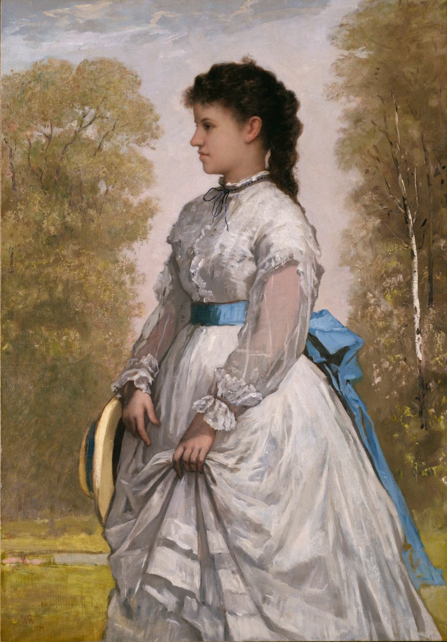 Agnes Elizabeth Claflin portréja alkotó: William Morris Hunt