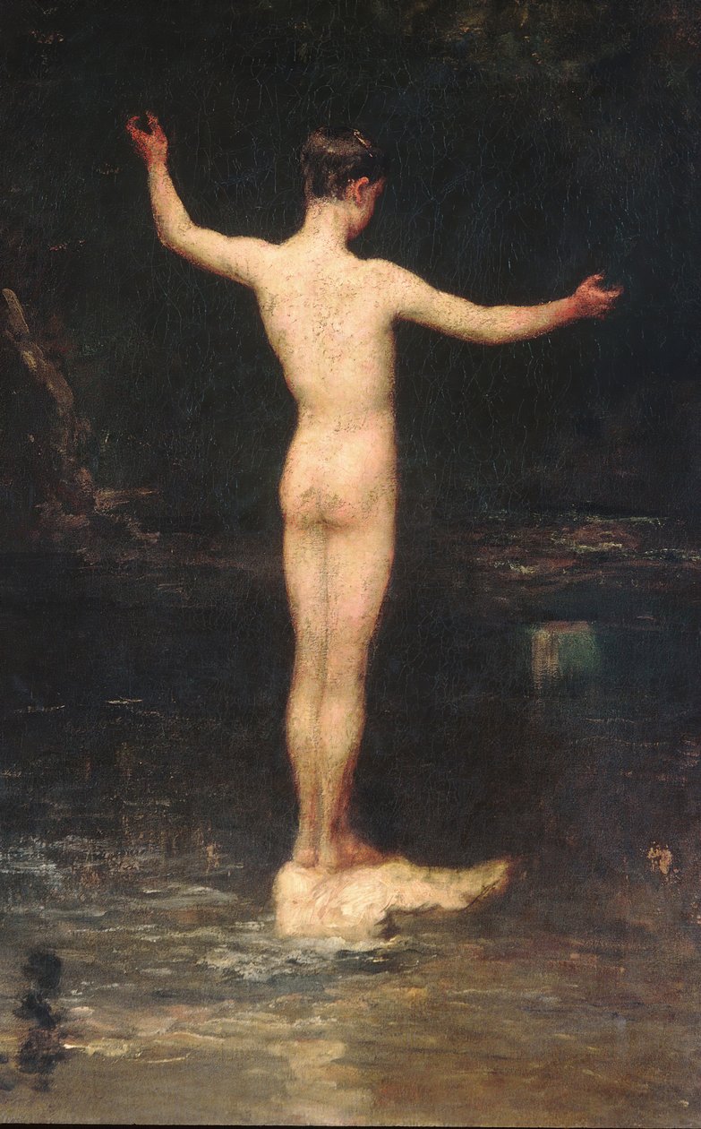 A fürdőzők, 1877. alkotó: William Morris Hunt