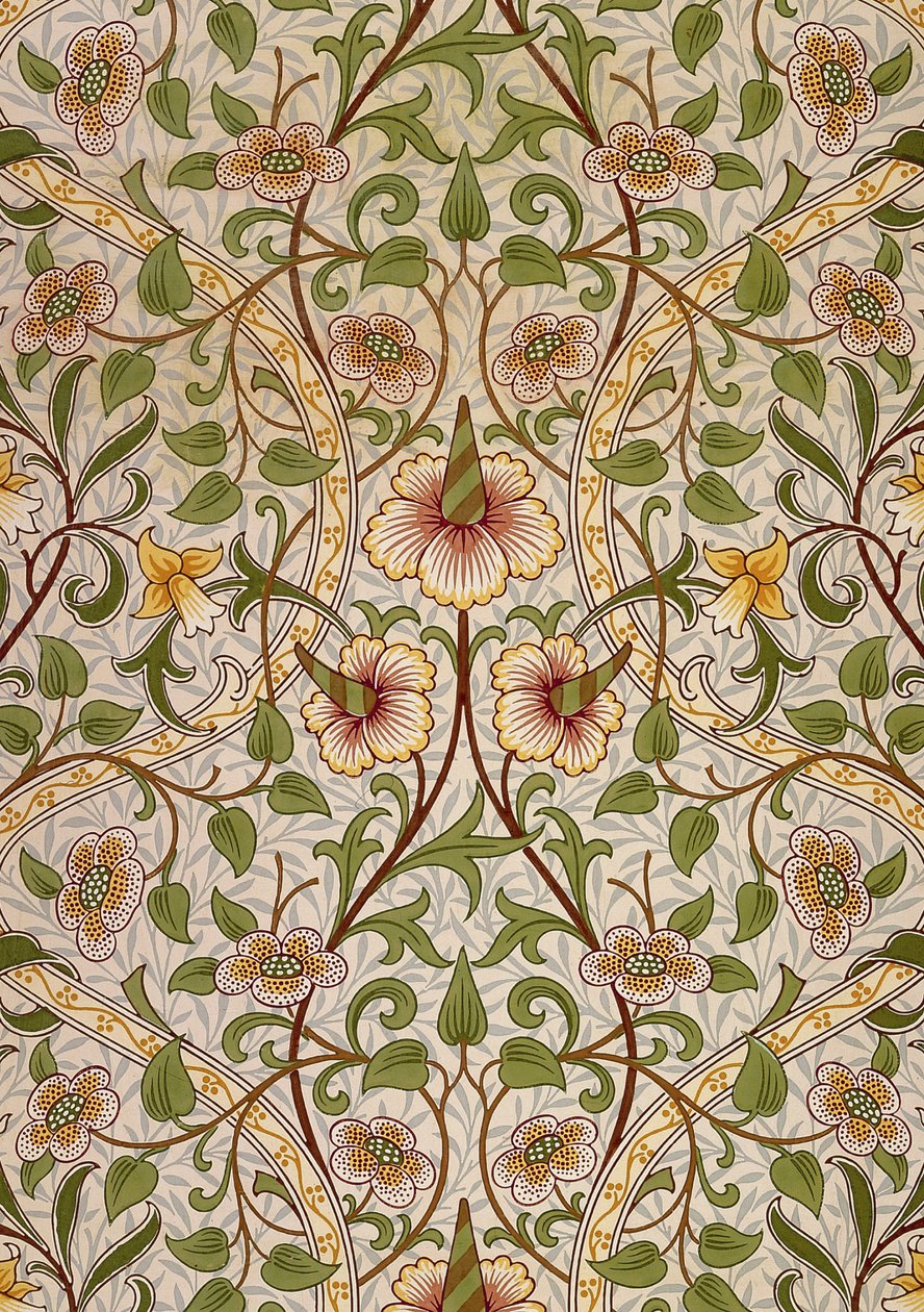Díszszövet, 1876-1890. alkotó: William Morris Tapestry Works