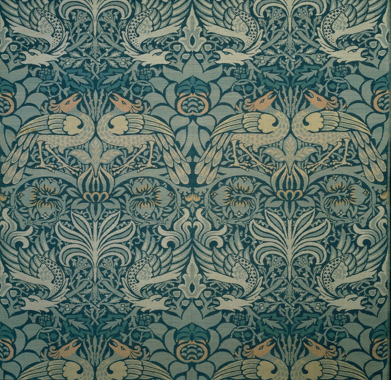 Díszszövet, 1876-1890. alkotó: William Morris Tapestry Works