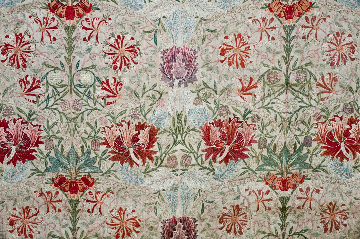 Díszszövet, 1880. alkotó: William Morris Tapestry Works