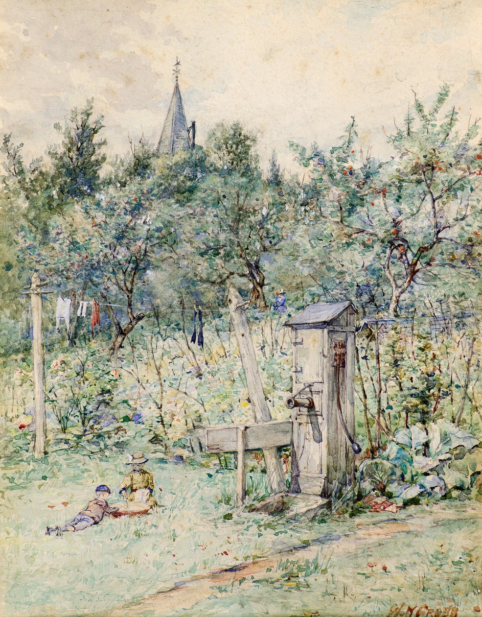 Hátsó kertünk alkotó: William Mortimer Grubb