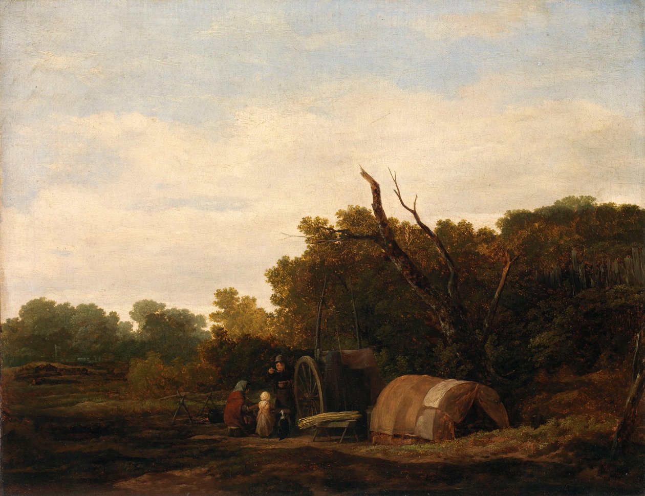 Egy cigánytábor alkotó: William Mulready