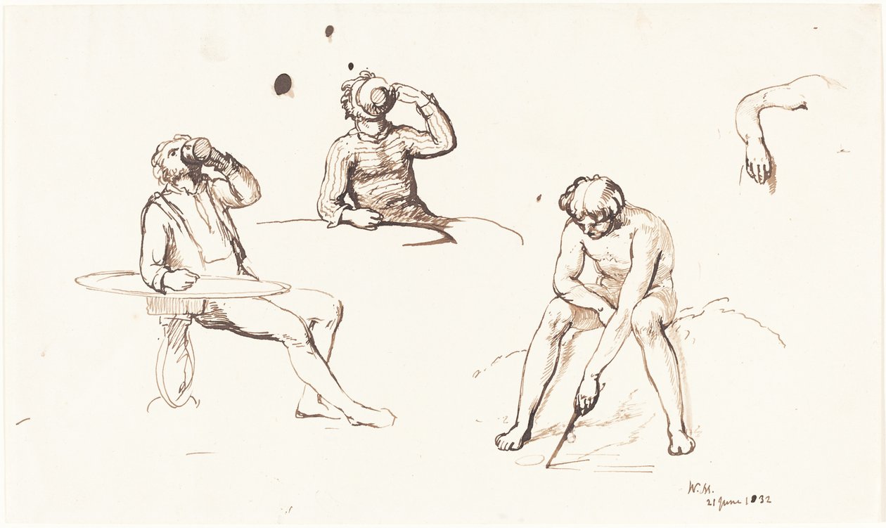 ábra Tanulmányok alkotó: William Mulready