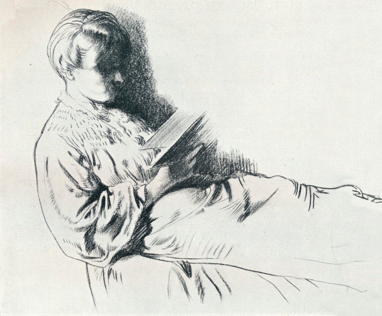 Szangvinikus rajz, 1932. század XX alkotó: William Newenham Montague Orpen