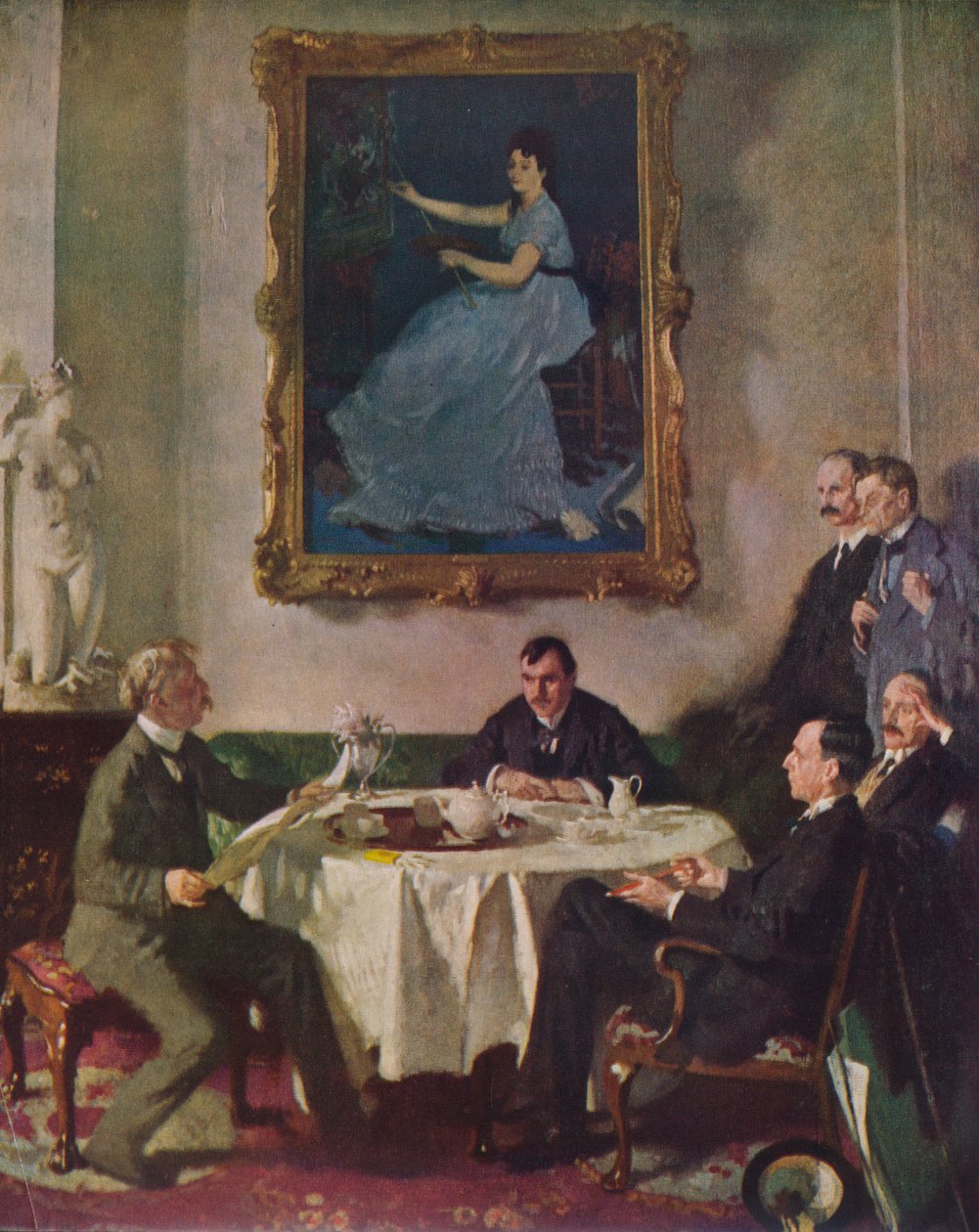 Tisztelet Manet előtt, 1909-1935 alkotó: William Newenham Montague Orpen