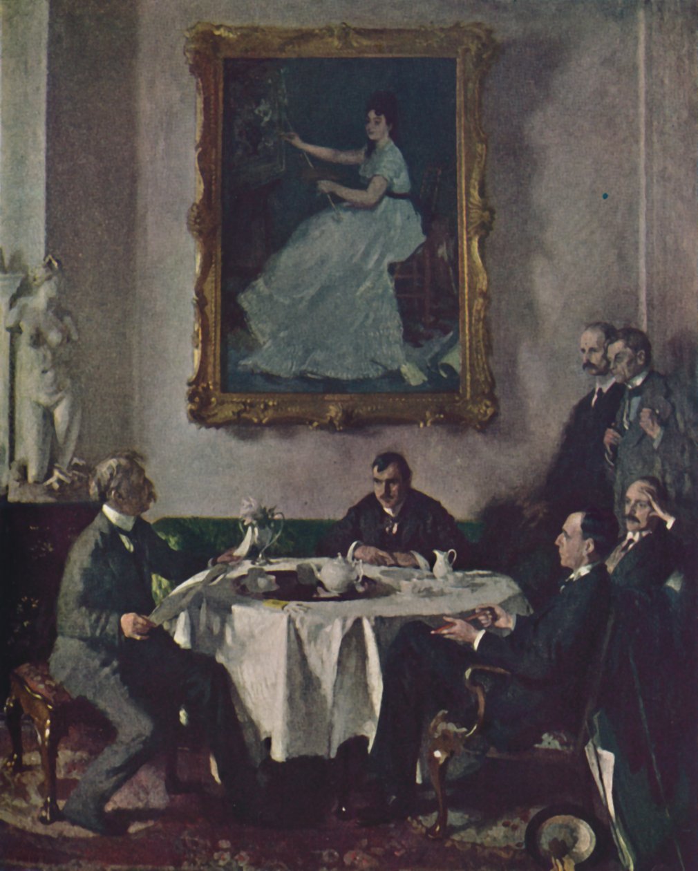 Tisztelet Manet előtt, 1909, 1950. alkotó: William Newenham Montague Orpen