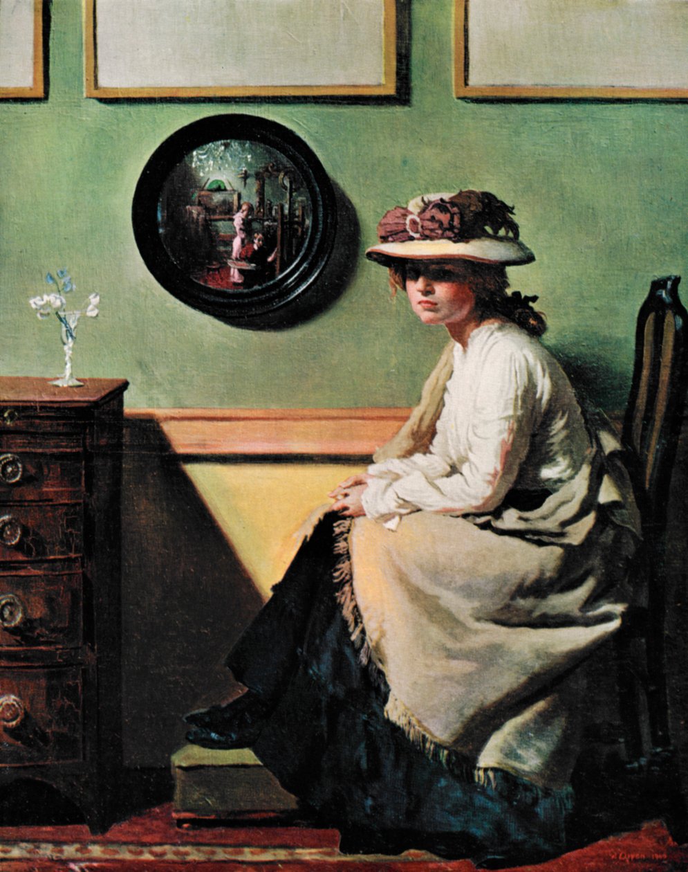 A tükör, 1900 1926. alkotó: William Newenham Montague Orpen