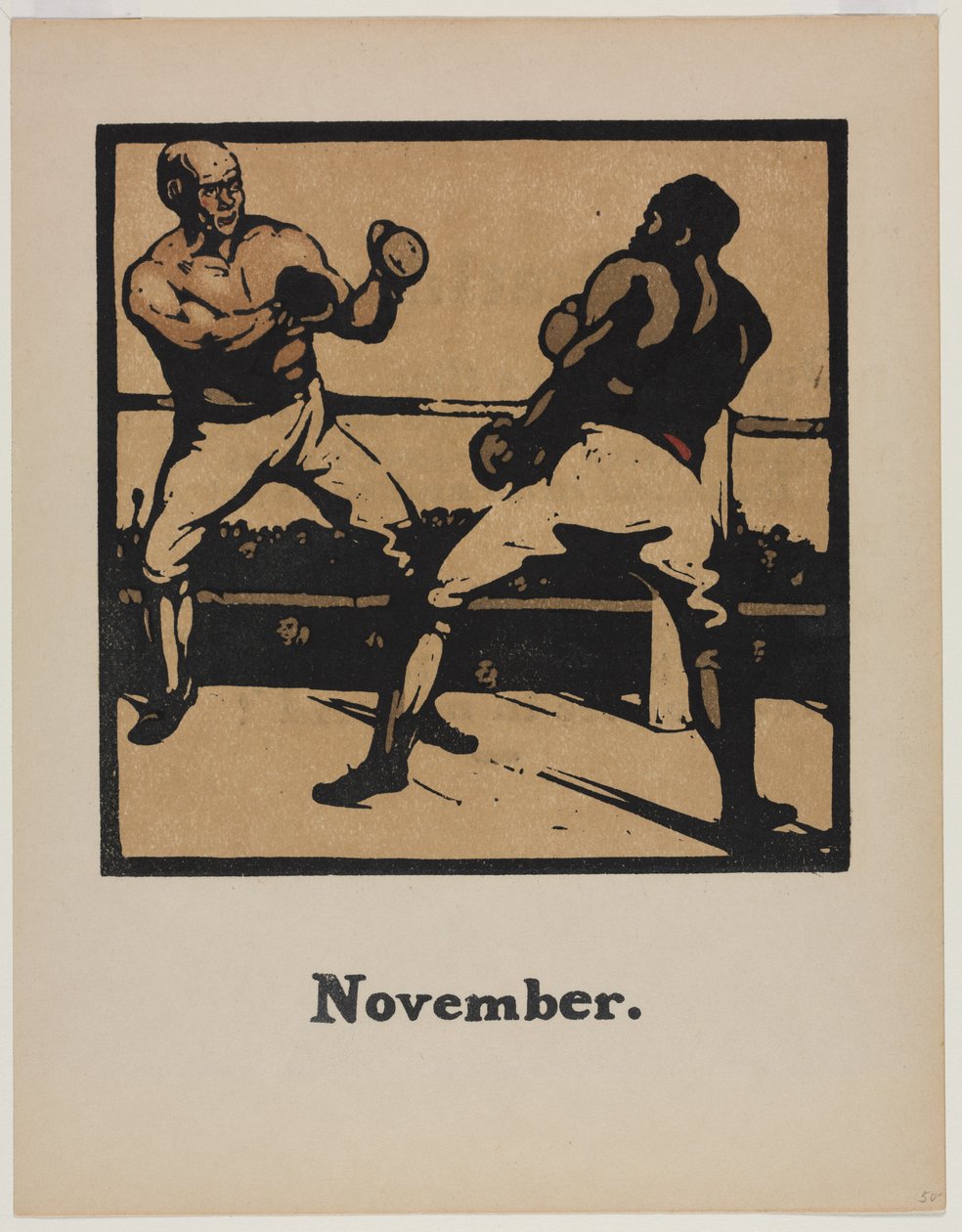 Tizenkét sportág almanachja: ökölvívás alkotó: William Nicholson