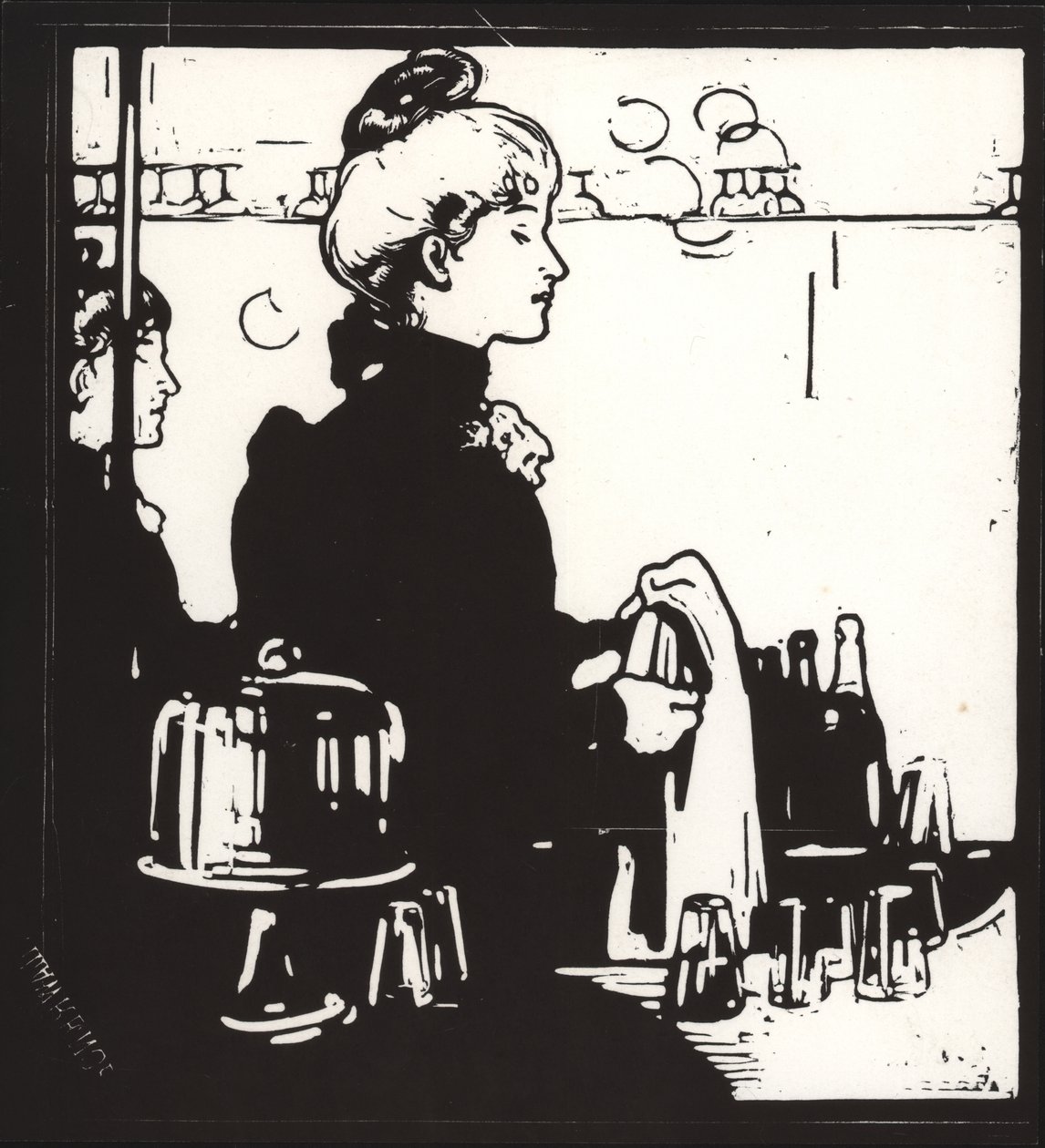 Barmaid (bármilyen bár) alkotó: William Nicholson
