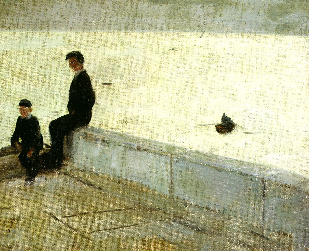 Fiúk a mólón alkotó: William Nicholson