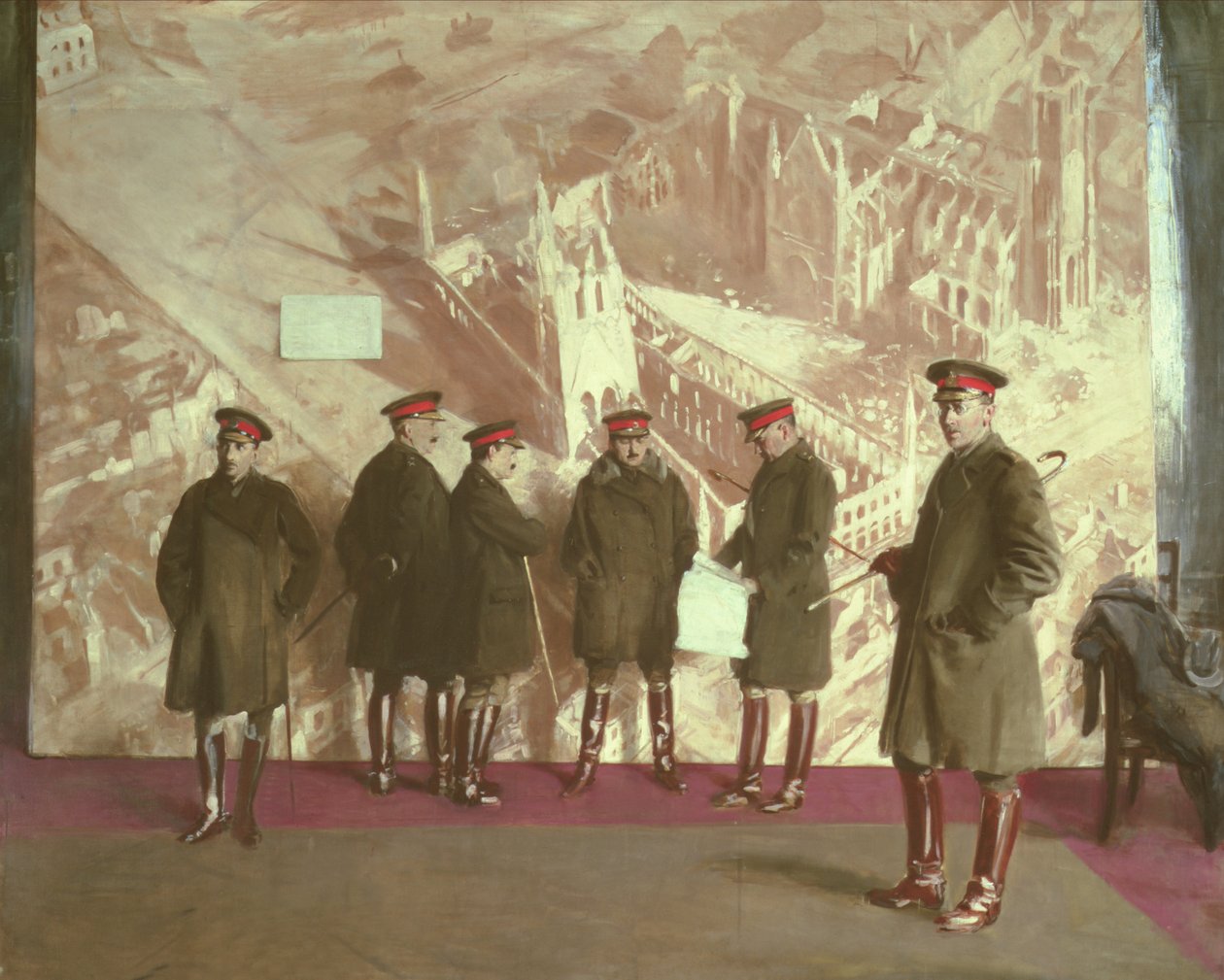 A kanadai főhadiszállás személyzete alkotó: William Nicholson