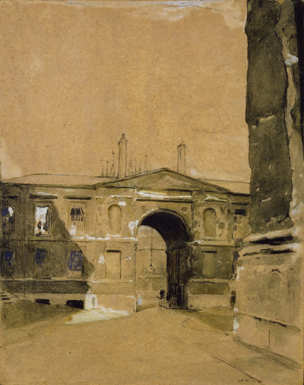 Canterbury Gate, Christ Church, Oxford alkotó: William Nicholson