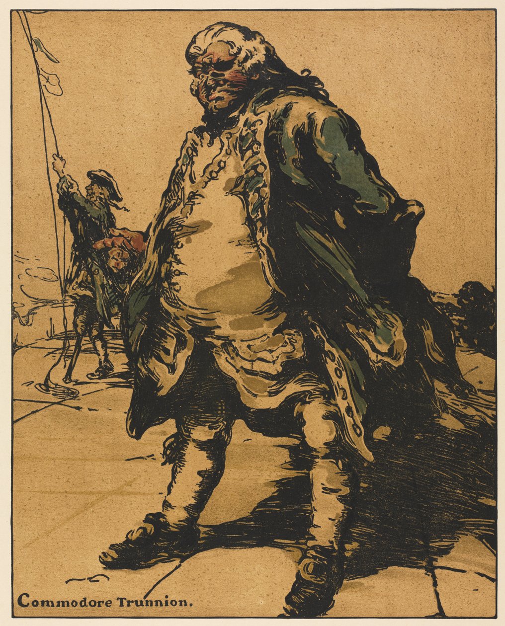 A romantika szereplői: Commodore Trunnion alkotó: William Nicholson
