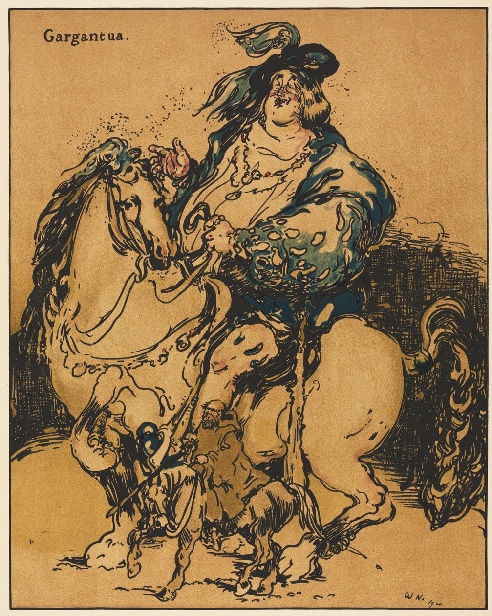 A romantika szereplői: Gargantua alkotó: William Nicholson